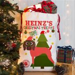 Personalised Dog Christmas Sack Pointer Treat Stocking Xmas Puppy Present CDS64