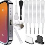 Cleaner Kit Mobile Phone Cleaning Kit Charging Port Dust Plug Cleaner Brush 13Pc