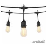 Artika Eclipse Solar 20 LED String Lights 12.8m Patio Garden Remote USB-C