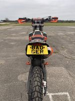 FULLY ADJUSTABLE REG Holders With Intergrated Tail Light For Dirtbike/Supermotos