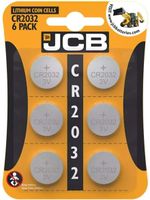 6 X JCB CR2032 3V Lithium Button Coin Cell Battery DL2032 BR2032 | New
