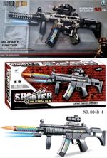 Kids Mp5 Squid Gun Flashing Lights & Sounds Boys Girls Army Role Play Uk