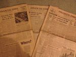 Collection of 10 x Financial Times Newspapers from the 1980s