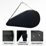 1pc Oxford Black Padel Paddle Bag Cover For Various Tennis Racket Soft Face