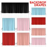 Backdrop Curtains Stretchable Fabric Wedding Stage Photography Background Drapes