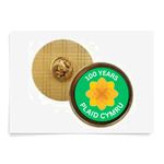 Plaid Cymru Party Of Wales 100 Years Badge 1925 Clebration Badge