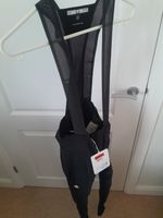 Castelli Mens Cycling Espresso Thermal Fleece Bib Tights Large, Black, Road Grav