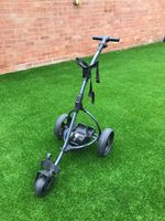 motor caddy golf trolley no battery but with charger and battery case
