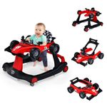 4 in 1 Baby Walker Rocker Bouncer First Steps Push Along Activity Floor Slider