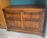 Ercol Vintage Low Sideboard Storage Cupboard