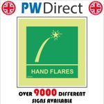 SIGN Hand Flare Distress Emergency Location Sea Vessel Boat Marine Danger MR095F