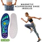 1 Pair Magnetic Acupressure Shoe Insoles for Pain, Feet Fatigue Relief NEW UK