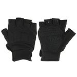 1Pair Outdoor Fingerless Gloves Half Finger Gloves Workout Gloves Black XL
