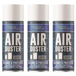 Compressed Air Can 3 x 200ml Duster Spray use - PC Laptops Keyboards Cleaner