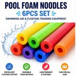 POOL FOAM NOODLES SWIMMING AID FLOAT STICKS WATER TRAINING POOL PARTY UK