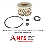 Fuel Filter Element replaces Lister Petter 20113117, Crosland 489, PF847 JE64/6A