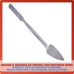 Square & Triangular Leaf Profiling Small Tool Trowel Brick Pointing Plastering 