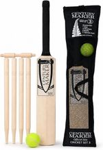 Cricket Set size 3 Junior Bat Ball Stumps Bail Wicket, Garden Park Beach Game