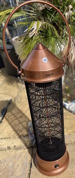 KETTLER Kalos 1800w  84 cm Copper Patio Heater.  New.  Unused. Medium power.