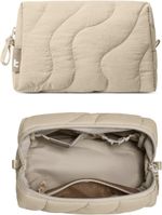 tomtoc Electronics Organiser Travel Pouch, Puffy Accessory Bag for Women