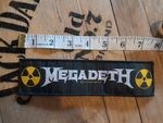 Megadeth Woven Sew On Power Strip Patch 80s Thrash Metal