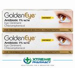 2 x Golden Eye Ointment 4g Chloramphenicol Antibiotic Conjunctivitis Treatment