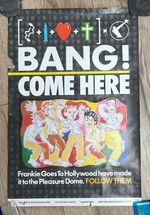 Frankie Goes To Hollywood Welcome to the Pleasuredome 1985 In Store Poster  ZTT
