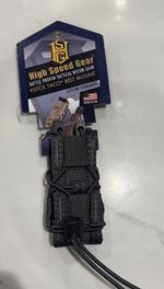 HSGI High Speed Gear Belt Mounted Pistol TACO Magazine Mag Pouch M- Wolf Grey