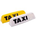 Northern Ireland Taxi Sign approved for yellow Lettercraft DOE passed LED lights