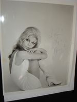 NANCY SINATRA rare and gorgeous 10x8" B&W photo hand-signed with COA