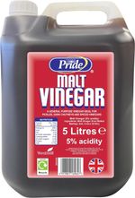 Pride Malt Vinegar 5Litres | Distilled Pure Malt Vinegar | 5 Litre | 5Lt 5L | Bu