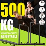 Adjustable Parallel Dip Station Bars For Home Gym Parallettes Workout Crossfit