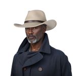 Wool Cowboy Hats for Men & Women, 100% Wool, Classic Wide Brim Western Style Hat