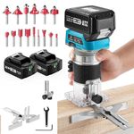 21V Palm Routers Wood Trimmer Cutting Woodworking Cordless Compact Wood Router