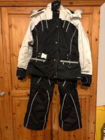 HEAD Ski Suit Women's XXXL/46 Black/White Hooded, Polyester, Zip