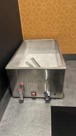 Buffalo Wet Heat Bain Marie with Drain Tap - 1.2kW Food Warmer - GN 1/1 Size