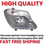 Driver Right Side O/S Headlight Head Lamp for 14-18 Mercedes Sprinter W906
