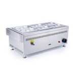 LPG Gas Bain Marie 6 Pot Wet Well AGB-66N with GN Pans & Lids   £475 + Vat