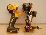 DEWALT SWITCH MOTOR & CLAMSHELL ASSEMBLY FOR A DCD796 TYPE 11 18V HAMMER DRILL