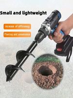 Heavy Duty Garden Auger Drill Bit Spiral Bulb Planter 3/8 Hex-UK