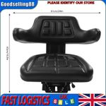 Fit Ford 2000, 2600, 2610 3000 4000 3600 4600 3910 Black Tractor Seat