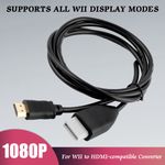 WII to HDMI-compatible Adapter Cable Converter HD 1080P For Nintendo Wii/Wii U