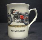 1 Mug ROYAL ENFIELD MOTORBIKE Fine Bone China Mug Cup Beaker
