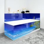 Bath Panels Printed on Acrylic - Paradise Beach