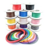 Single Core Stranded Cable 12v 24v Thin Wall Wire All AMP Ratings & 11 Colours
