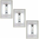 3 x Wireless Magnetic Stick-on Cob LEDGEL Bright Night Light Switch for Bedrooms