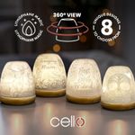 Porcelain Tall Tealight Holder Dome for Scented Unscented Candles Tea Light