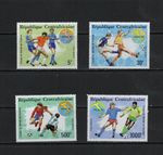 S9866   Central Africa  1990   soccer  World Cup  FIFA   4v.   MNH