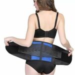 Adjustable Neoprene Double Pull Lumbar Support Lower Back Belt Brace Pain Relief