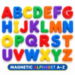 Magnetic Alphabet Letters A-Z Kids Educational Learning Spelling Toy Set UK
